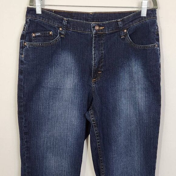 Riders by Lee Boot Cut Jeans Size 16 Classic Bootcut Denim - Picture 2 of 8
